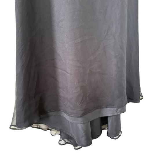 Max Mara Black 100% Silk Slip Dress - Picture 3 of 5